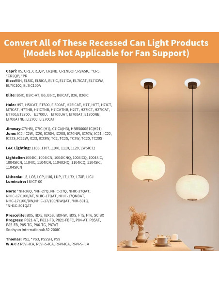 Kit de Conversión Luz Empotrada R56 HAI FEIPN 20cm Acero Blanco