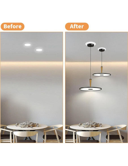 Kit de Conversión Luz Empotrada R56 HAI FEIPN 20cm Acero Blanco