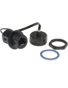 10 Conectores RJ45 Blindados a Prueba de Agua Cat5/6 ANMBEST 2