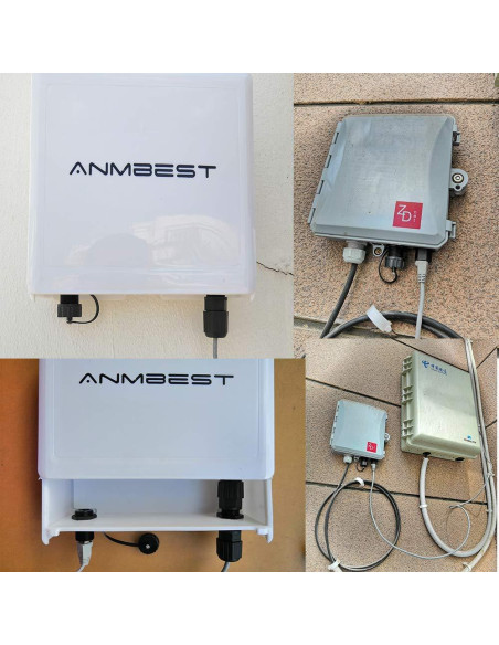 10 Conectores RJ45 Blindados a Prueba de Agua Cat5/6 ANMBEST