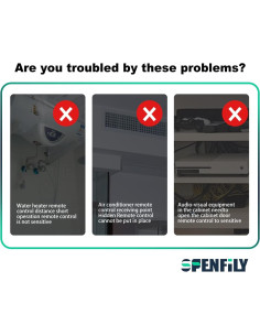 Extensor de Control Remoto Infrarrojo SPENFiLY 100CM Blanco 2