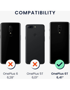 Funda de Silicona TPU kwmobile para OnePlus 6T - Amarillo Radiante 2