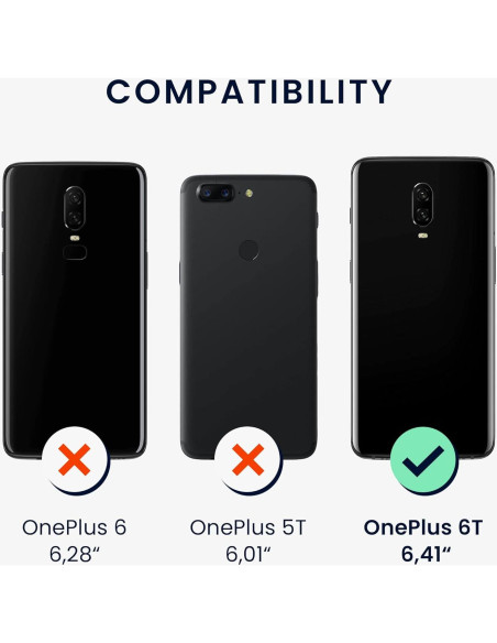 Funda de Silicona TPU kwmobile para OnePlus 6T - Amarillo Radiante