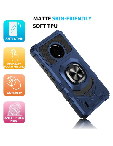 Funda Protectora TJS para Nokia C200 con Soporte Magnético Azul