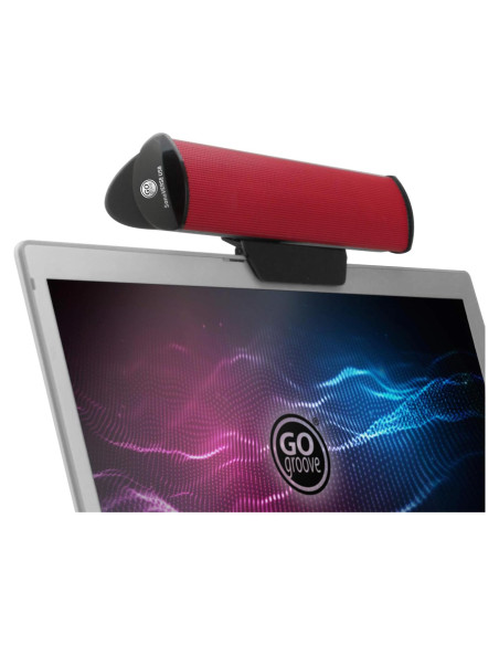 Altavoces USB GOgroove SonaVERSE 2.0 Rojo - Portátil