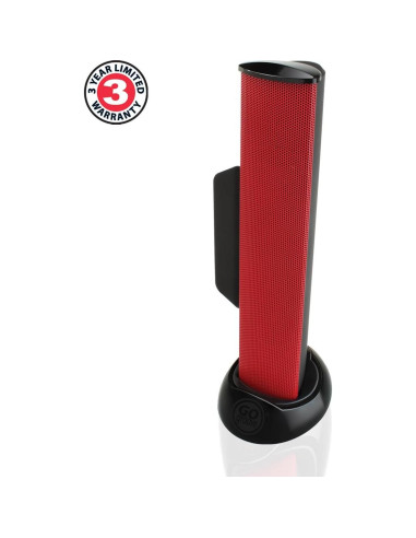 Altavoces USB GOgroove SonaVERSE 2.0 Rojo - Portátil