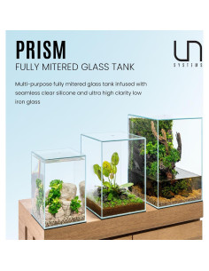 Acuario Prism UNS 25TM Sin Marco 25x25x36 cm Vidrio Claro 2