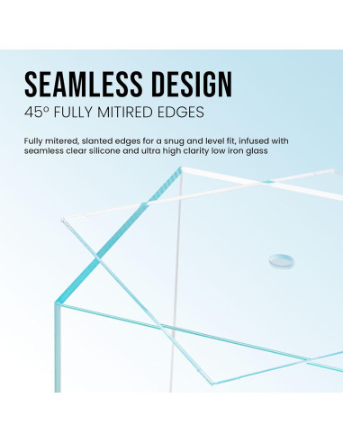 Acuario Prism UNS 25TM Sin Marco 25x25x36 cm Vidrio Claro