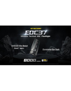 Linterna LED Nitecore EDC37 8000 Lúmenes Recargable USB 2