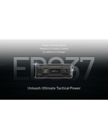 Linterna LED Nitecore EDC37 8000 Lúmenes Recargable USB