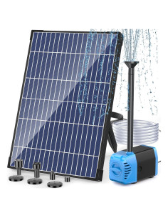 Bomba de Agua Solar Antfraer 12W con 7 Modos y 5m de Cable