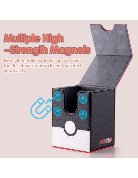 Caja de Barajas Tombert 150+ Cartas Premium Rojo y Blanco