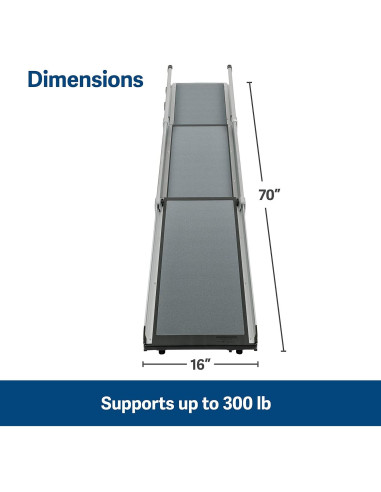 Rampa Telescópica Compacta PetSafe Happy Ride para Mascotas