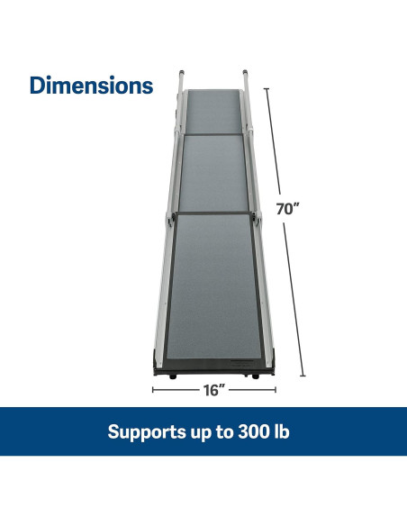 Rampa Telescópica Compacta PetSafe Happy Ride para Mascotas
