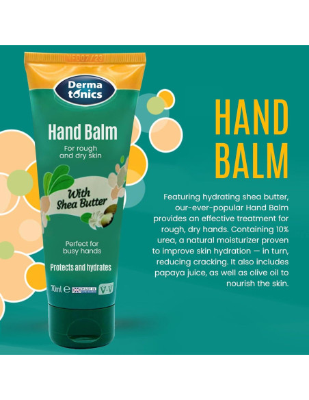 Bálsamo Natural para Manos Dermatonics 70.7 ml - Hidratante con Karité y Urea