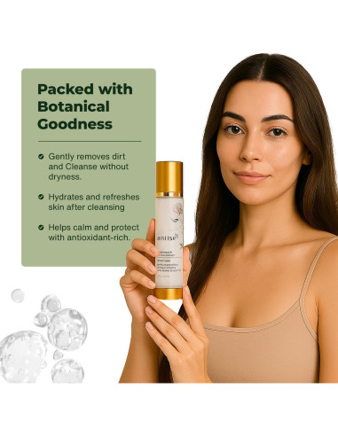 Leche Limpiadora Facial Aniise 120 mL - Hidratante y Desmaquillante
