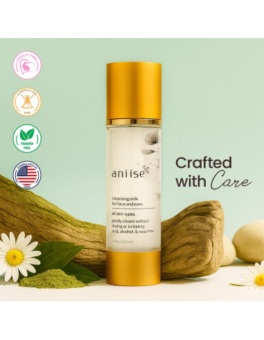 Leche Limpiadora Facial Aniise 120 mL - Hidratante y Desmaquillante