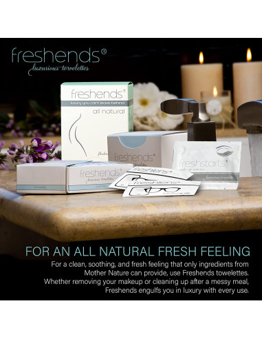 Toallitas Húmedas Desechables Freshends - 300 Unidades - Piel Sensible