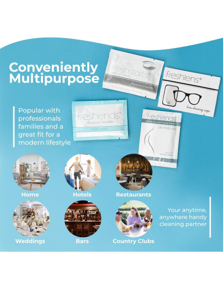Toallitas Húmedas Desechables Freshends - 300 Unidades - Piel Sensible