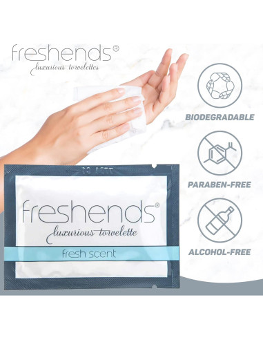 Toallitas Húmedas Desechables Freshends - 300 Unidades - Piel Sensible