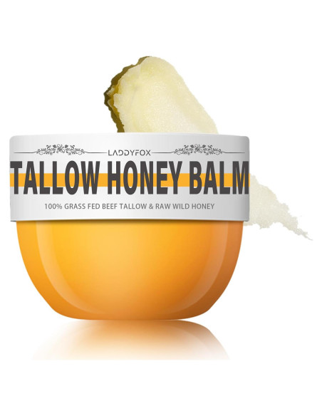 Bálsamo Hidratante LADDYFOX 100g Manteca de Res y Miel