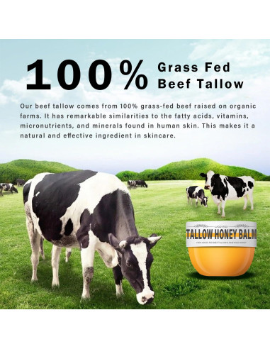 Bálsamo Hidratante LADDYFOX 100g Manteca de Res y Miel