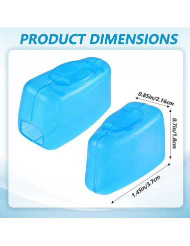 150 Fundas Protectores de Cepillo de Dientes WLLHYF Viaje