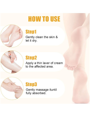 Crema Hidratante Urea 60% Pakivs - 2 Pcs 28.35g para Piel Seca