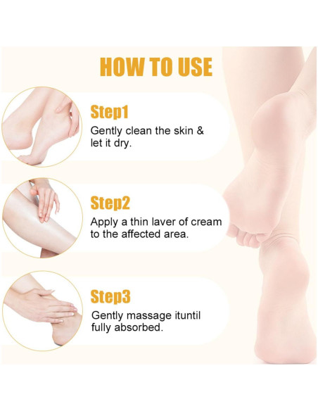 Crema Hidratante Urea 60% Pakivs - 2 Pcs 28.35g para Piel Seca