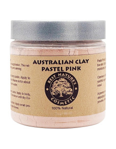 Arcilla Rosa Pastel Australiana 100% Pura 227g - Exfoliante Natural