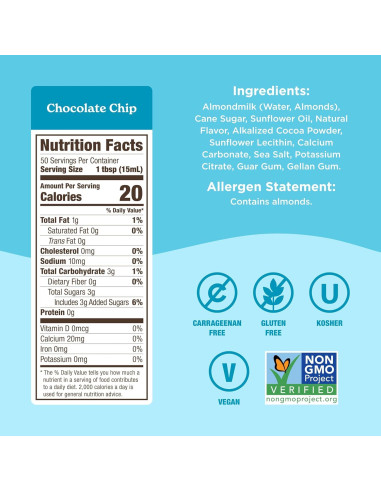 Crema de Café de Almendra Califia Farms 750 ml Sin Lácteos