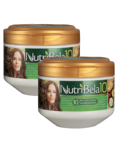 Nutribela Acondicionador y Mascarilla 298 g - Aguacate y Argán