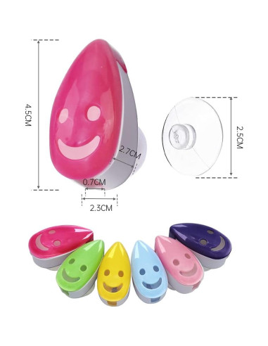 Funda para Cabeza de Cepillo de Dientes Synchain 6 Pcs Multicolor