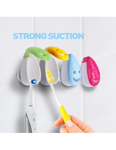 Funda para Cabeza de Cepillo de Dientes Synchain 6 Pcs Multicolor