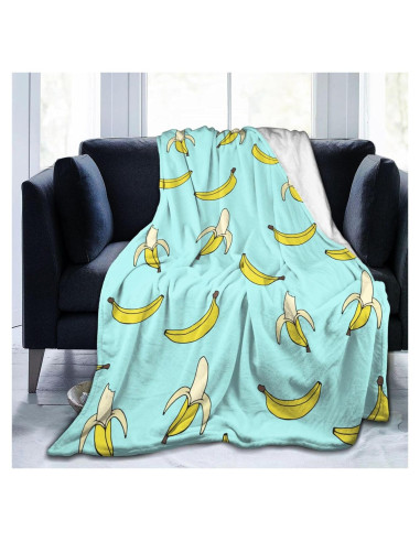 Manta de Franela VOOHDDY 50x40 cm Plátano Linda Suave