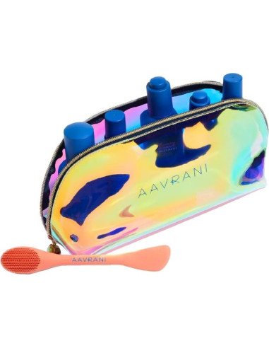 Bolsa Holográfica AAVRANI para Cosméticos - Resistente al Agua