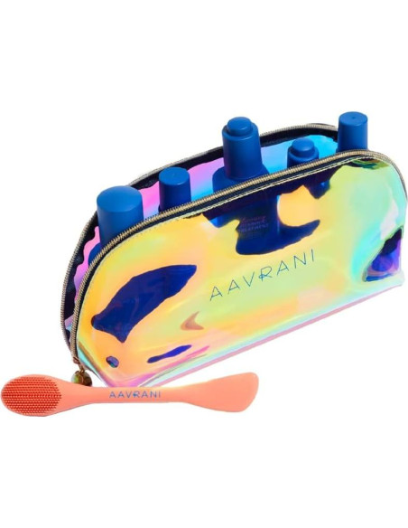 Bolsa Holográfica AAVRANI para Cosméticos - Resistente al Agua