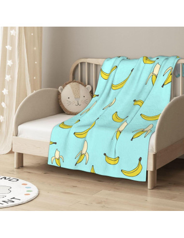 Manta de Franela VOOHDDY 50x40 cm Plátano Linda Suave