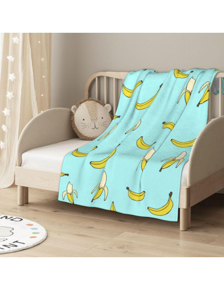 Manta de Franela VOOHDDY 50x40 cm Plátano Linda Suave