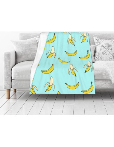 Manta de Franela VOOHDDY 50x40 cm Plátano Linda Suave