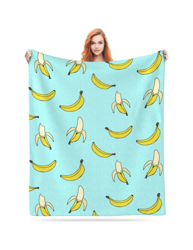 Manta de Franela VOOHDDY 50x40 cm Plátano Linda Suave