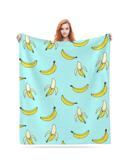 Manta de Franela VOOHDDY 50x40 cm Plátano Linda Suave