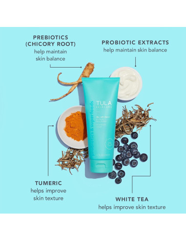 Kit de Cuidado de la Piel TULA - 3 Piezas: Limpiador, Crema y Balsamo