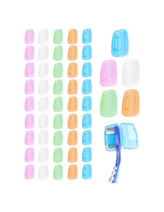 Paquete de 40 Cubiertas de Cepillo de Dientes Portátil PP