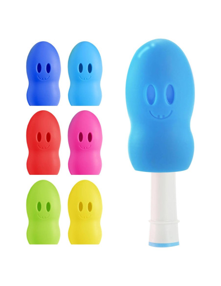 6 Fundas de Silicona para Cepillos de Dientes Lapfoon
