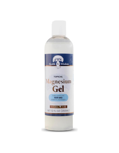 Gel de Magnesio Puro Health and Wisdom 340g - Alivio Muscular