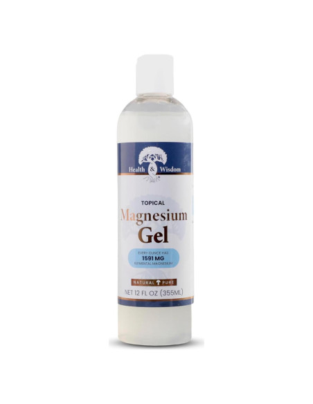 Gel de Magnesio Puro Health and Wisdom 340g - Alivio Muscular