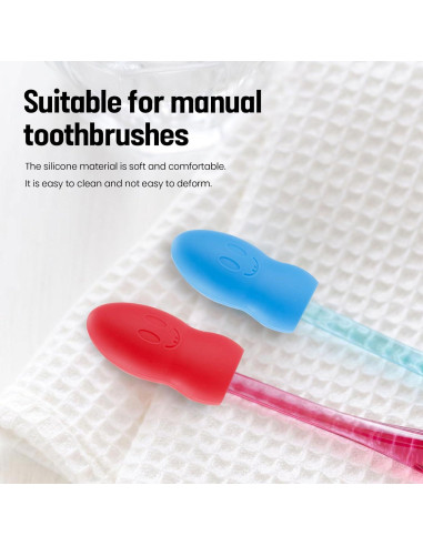 6 Fundas de Silicona para Cepillos de Dientes Lapfoon