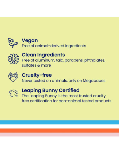 Desodorante Megababe The Coco Deo 73.9 g - Protección 72h