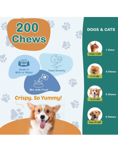 Golosinas Omega 3 para Perros y Gatos - Cuidado Piel y Pelaje